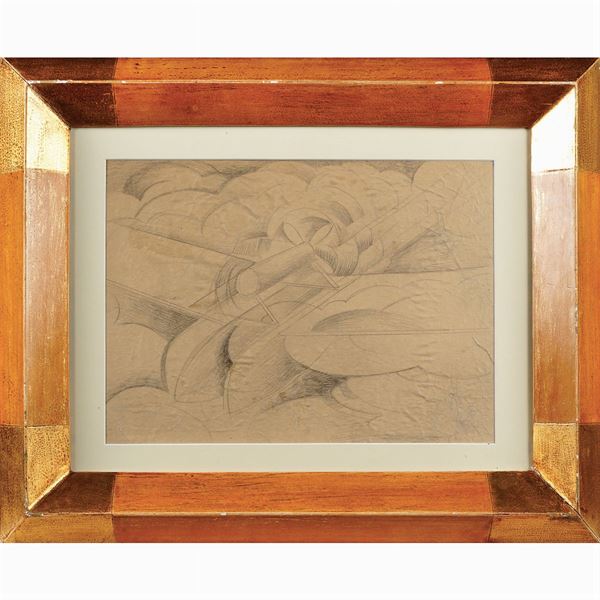 Giulio D'Anna : Pittore futurista  (Italia, XX Sec.)  - Asta DESIGN | ARTI DECORATIVE DEL 900 - Colasanti Casa d'Aste