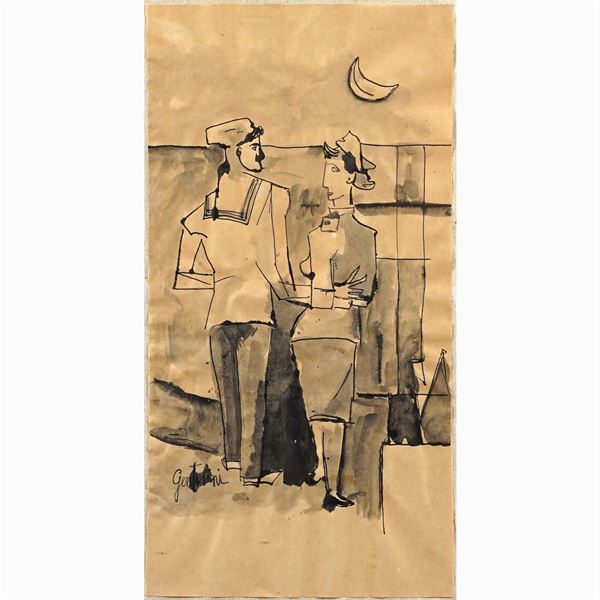 Franco Gentilini : Franco Gentilini  (Faenza 1909 - Roma 1981)  - Auction Design - modern and contemporary art - Colasanti Casa d'Aste