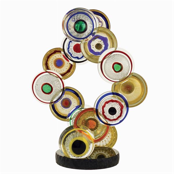 A Murano glass sculpture