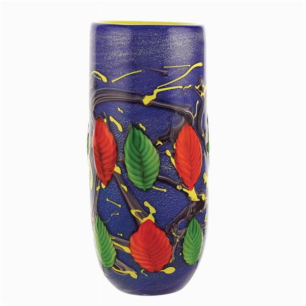 A Murano glass vase  (20th century)  - Auction Design - modern and contemporary art - Colasanti Casa d'Aste