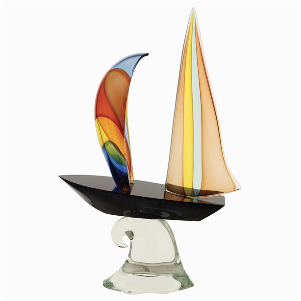 Scultura in vetro di Murano