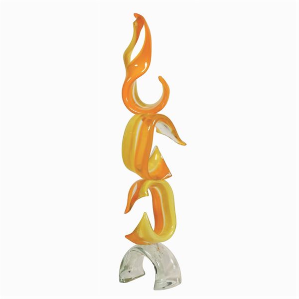 A Murano glass sculpture