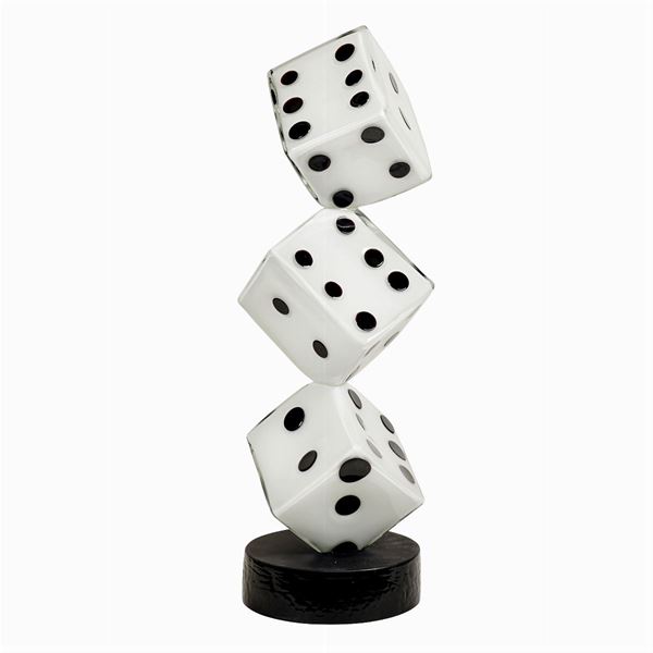 "Dadi" Murano glass sculpture  (20th century)  - Auction Design - modern and contemporary art - Colasanti Casa d'Aste