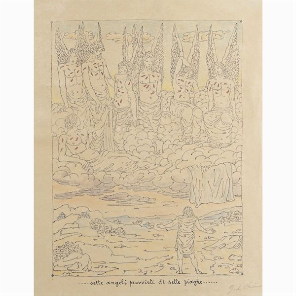 Giorgio De Chirico : Giorgio De Chirico  (Volos 1888 - Roma 1978)  - Asta DESIGN | ARTI DECORATIVE DEL 900 - Colasanti Casa d'Aste