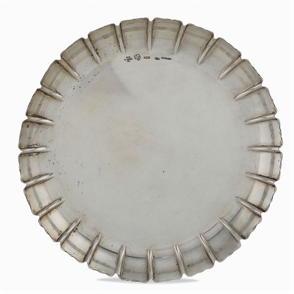 Small silver plate