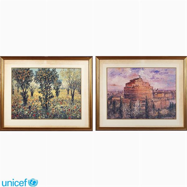 Michele Cascella : Michele Cascella  (Ortona 1892 - Milano 1989)  - Auction Online auction with selected works of art from Unicef donations (lots 1 -193) - Colasanti Casa d'Aste