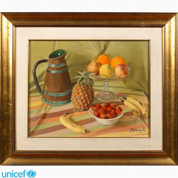 Ferdinando Falangola : Ferdinando Falangola  (ROMA 1904 - 1985)  - Asta OPERE PROVENIENTI DA DONAZIONI UNICEF - Colasanti Casa d'Aste