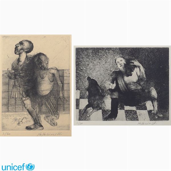 Alessandro Kokocinski : Alessandro Kokocinski  (Porto Recanati 1948 - Tuscania 2017)  - Asta OPERE PROVENIENTI DA DONAZIONI UNICEF - Colasanti Casa d'Aste