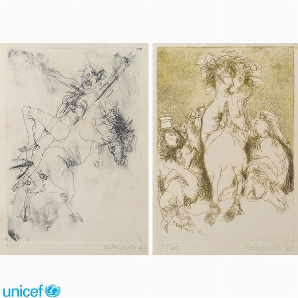 Alessandro Kokocinski : Alessandro Kokocinski  (Porto Recanati 1948 - Tuscania 2017)  - Asta OPERE PROVENIENTI DA DONAZIONI UNICEF - Colasanti Casa d'Aste
