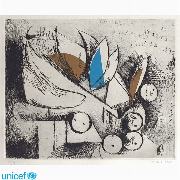 Marino Marini : Marino Marini  (Pistoia 1901 - Viareggio 1980)  - Auction Online auction with selected works of art from Unicef donations (lots 1 -193) - Colasanti Casa d'Aste