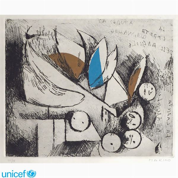 Marino Marini : Marino Marini  (Pistoia 1901 - Viareggio 1980)  - Asta OPERE PROVENIENTI DA DONAZIONI UNICEF - Colasanti Casa d'Aste