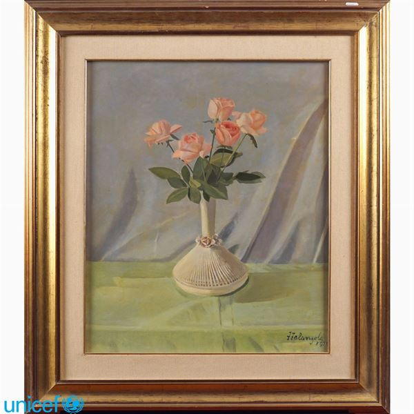 Ferdinando Falangola : Ferdinando Falangola  (ROMA 1904 - 1985)  - Asta OPERE PROVENIENTI DA DONAZIONI UNICEF - Colasanti Casa d'Aste