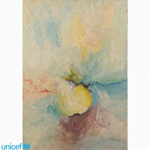 Adele Cottone : Adele Cottone  (Palermo 1934)  - Auction Online auction with selected works of art from Unicef donations (lots 1 -193) - Colasanti Casa d'Aste