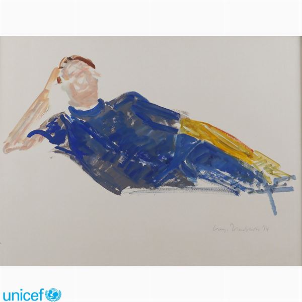 Lorenzo Tornabuoni : Lorenzo Tornabuoni  (Roma 1934 - 2004)  - Asta OPERE PROVENIENTI DA DONAZIONI UNICEF - Colasanti Casa d'Aste