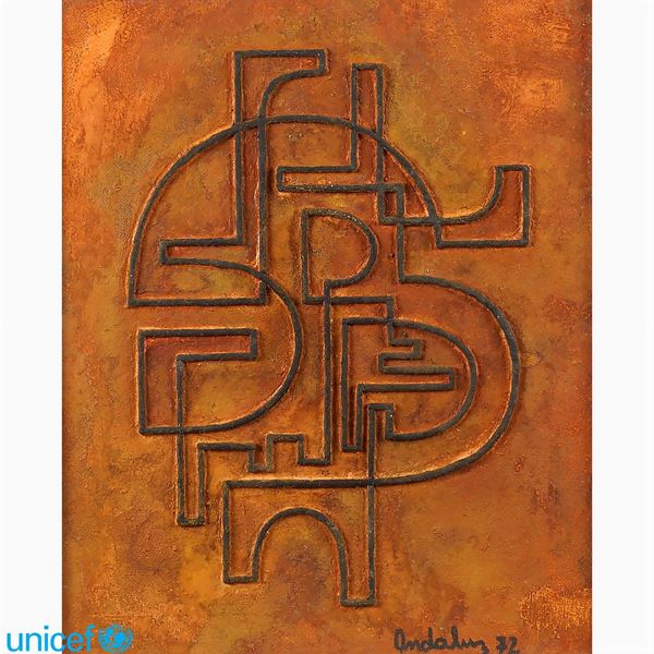 Artista contemporaneo  (Italia, XX Sec.)  - Asta OPERE PROVENIENTI DA DONAZIONI UNICEF - Colasanti Casa d'Aste