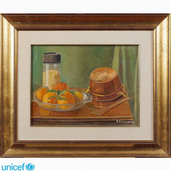 Ferdinando Falangola : Ferdinando Falangola  (Roma 1904 - 1985)  - Asta OPERE PROVENIENTI DA DONAZIONI UNICEF - Colasanti Casa d'Aste