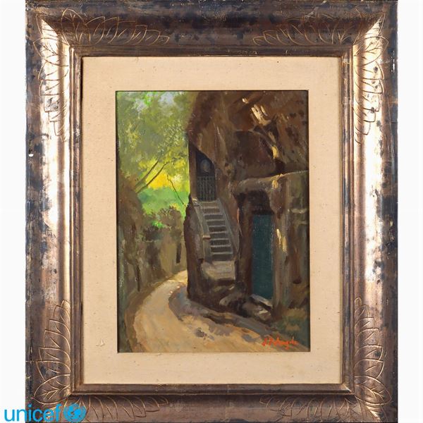 Ferdinando Falangola : Ferdinando Falangola  (ROMA 1904 - 1985)  - Asta OPERE PROVENIENTI DA DONAZIONI UNICEF - Colasanti Casa d'Aste