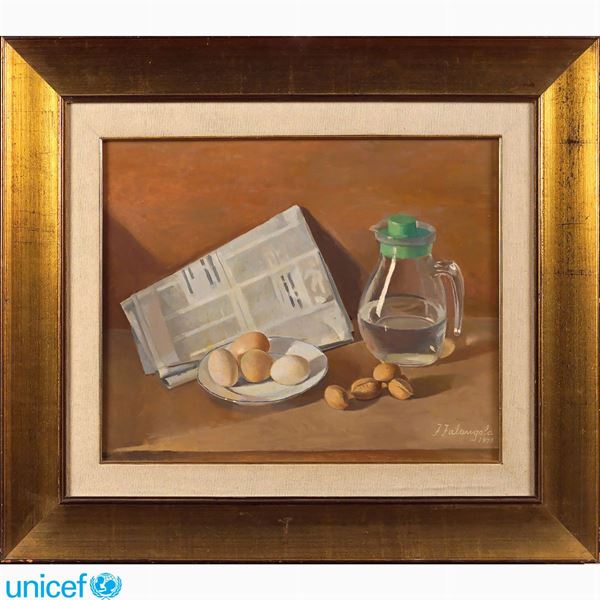 Ferdinando Falangola : Ferdinando Falangola  (ROMA 1904 - 1985)  - Asta OPERE PROVENIENTI DA DONAZIONI UNICEF - Colasanti Casa d'Aste