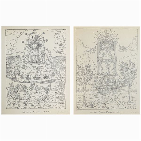 Giorgio De Chirico : Giorgio De Chirico  (Volos 1888 - Roma 1978)  - Auction Online auction with selected works of art from Unicef donations (lots 1 -193) - Colasanti Casa d'Aste