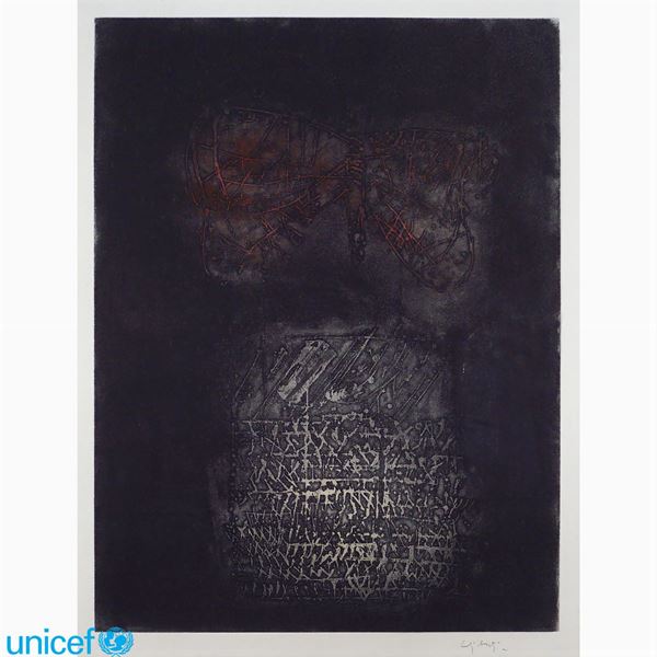 Giorgio Celiberti : Giorgio Celiberti  (Udine 1929)  - Auction Online auction with selected works of art from Unicef donations (lots 1 -193) - Colasanti Casa d'Aste