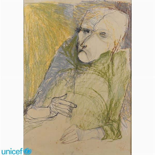 Alessandro Kokocinski : Alessandro Kokocinski  (Porto Recanati 1948 - Tuscania 2017)  - Asta OPERE PROVENIENTI DA DONAZIONI UNICEF - Colasanti Casa d'Aste