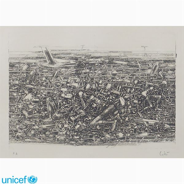 Valeriano Ciai : Valeriano Ciai  (Roma 1928 - Lariano 2013)  - Auction Online auction with selected works of art from Unicef donations (lots 1 -193) - Colasanti Casa d'Aste