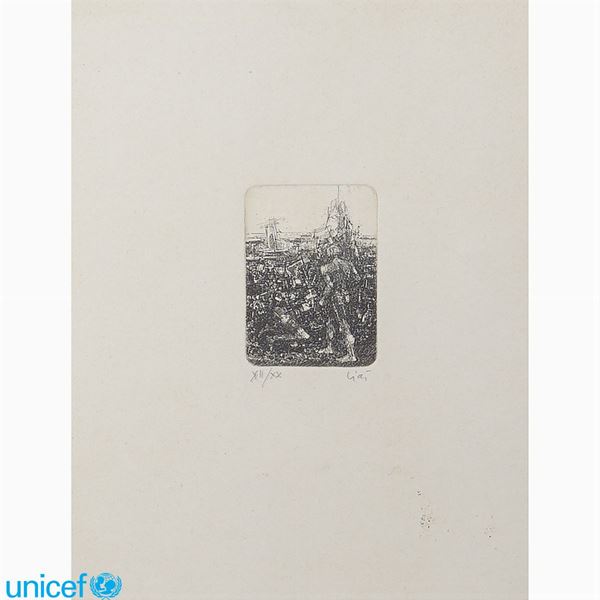 Valeriano Ciai : Valeriano Ciai  (Roma 1928 - Lariano 2013)  - Asta OPERE PROVENIENTI DA DONAZIONI UNICEF - Colasanti Casa d'Aste