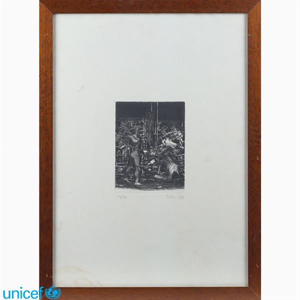 Valeriano Ciai : Valeriano Ciai  (Roma 1928 - Lariano 2013)  - Auction Online auction with selected works of art from Unicef donations (lots 1 -193) - Colasanti Casa d'Aste