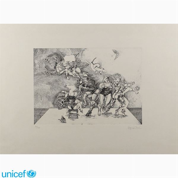 Contemporary artist  (Italy, 20th century)  - Auction Online auction with selected works of art from Unicef donations (lots 1 -193) - Colasanti Casa d'Aste