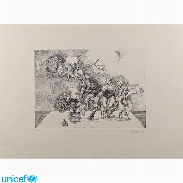 Artista contemporaneo  (Italia, XX Sec.)  - Asta OPERE PROVENIENTI DA DONAZIONI UNICEF - Colasanti Casa d'Aste