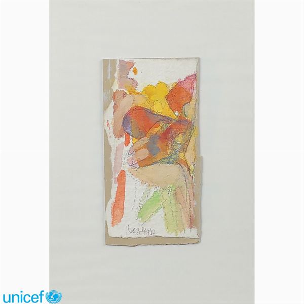 Bruno Caruso : Bruno Caruso  (Palermo 1927)  - Asta OPERE PROVENIENTI DA DONAZIONI UNICEF - Colasanti Casa d'Aste