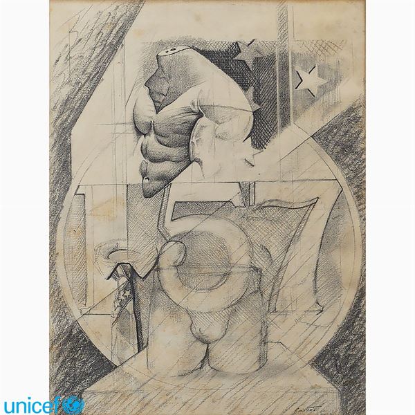 Artista contemporaneo  (Italia, XX Sec.)  - Asta OPERE PROVENIENTI DA DONAZIONI UNICEF - Colasanti Casa d'Aste