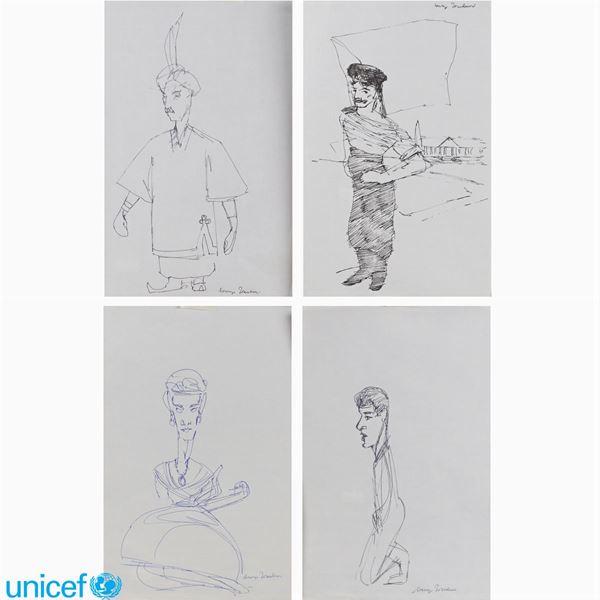 Lorenzo Tornabuoni : Lorenzo Tornabuoni  (Roma 1934 - 2004)  - Asta OPERE PROVENIENTI DA DONAZIONI UNICEF - Colasanti Casa d'Aste