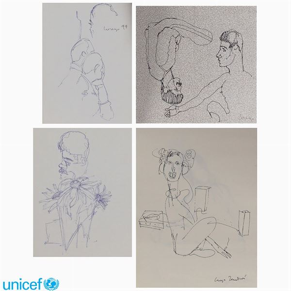 Lorenzo Tornabuoni : Lorenzo Tornabuoni  (Roma 1934 - 2004)  - Auction Online auction with selected works of art from Unicef donations (lots 1 -193) - Colasanti Casa d'Aste