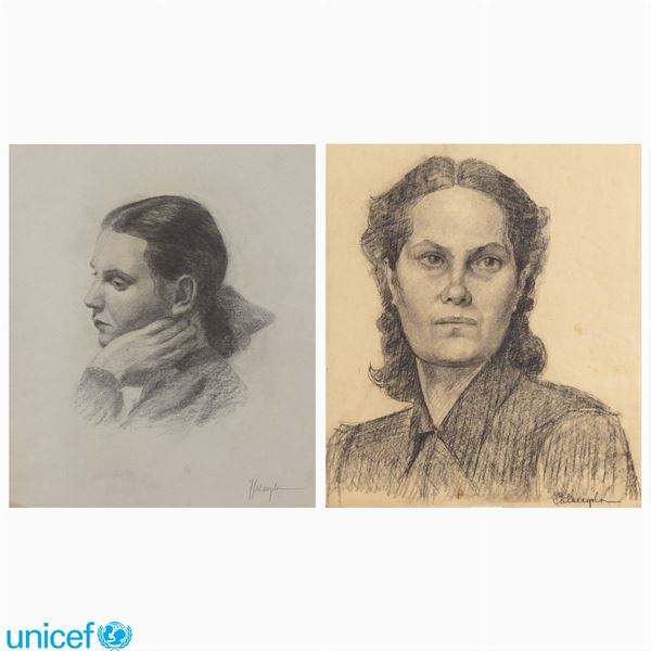 Ferdinando Falangola : Ferdinando Falangola  (ROMA 1904 - 1985)  - Asta OPERE PROVENIENTI DA DONAZIONI UNICEF - Colasanti Casa d'Aste
