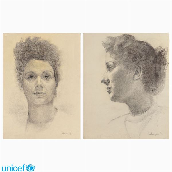 Ferdinando Falangola : Ferdinando Falangola  (ROMA 1904 - 1985)  - Auction Online auction with selected works of art from Unicef donations (lots 1 -193) - Colasanti Casa d'Aste