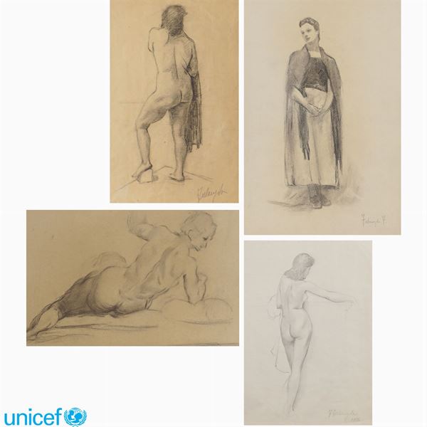 Ferdinando Falangola : Ferdinando Falangola  (ROMA 1904 - 1985)  - Asta OPERE PROVENIENTI DA DONAZIONI UNICEF - Colasanti Casa d'Aste