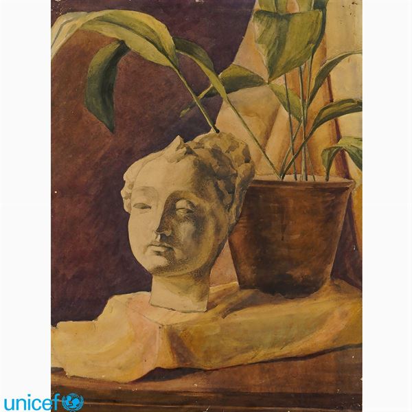 Ferdinando Falangola : Artista contemporaneo  (Italia, XX Sec.)  - Asta OPERE PROVENIENTI DA DONAZIONI UNICEF - Colasanti Casa d'Aste