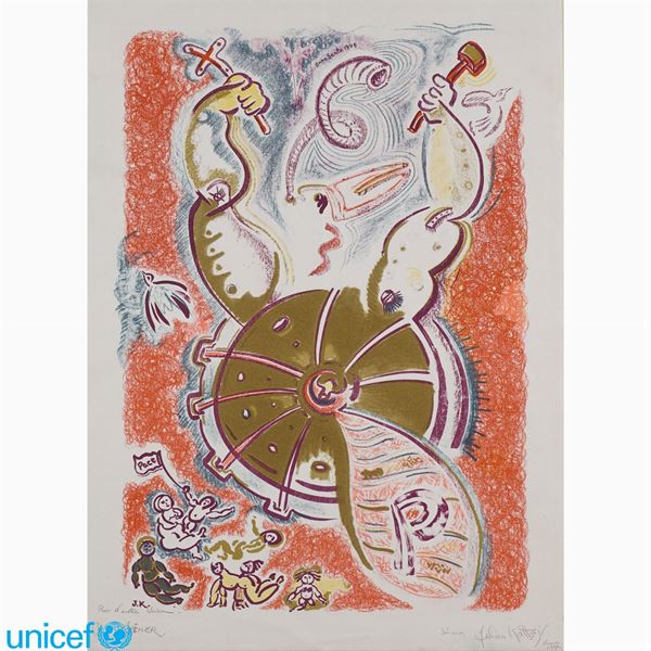 Artista contemporaneo  (Italia, XX Sec.)  - Asta OPERE PROVENIENTI DA DONAZIONI UNICEF - Colasanti Casa d'Aste