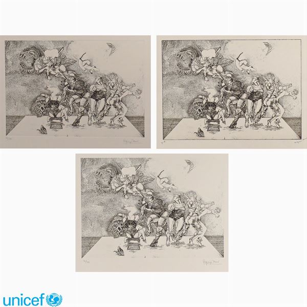 Contemporary artist  (Italy, 20th century)  - Auction Online auction with selected works of art from Unicef donations (lots 1 -193) - Colasanti Casa d'Aste
