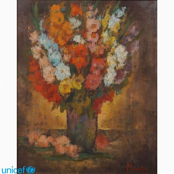 Menghini  (Italia, XX Sec.)  - Asta OPERE PROVENIENTI DA DONAZIONI UNICEF - Colasanti Casa d'Aste