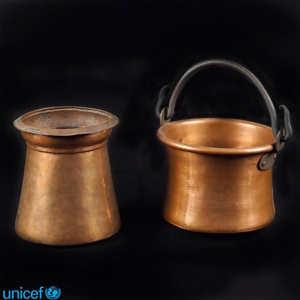 Two copper objects