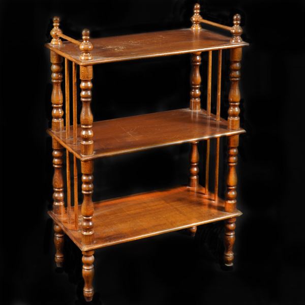 Mobile etagere in mogano