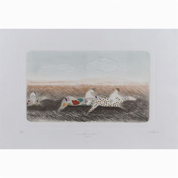 Antonio Papasso : Antonio Papasso  (Firenze 1932 - Anguillara Sabazia 2014)  - Auction Online auction with selected works of art from Unicef donations (lots 1 -193) - Colasanti Casa d'Aste