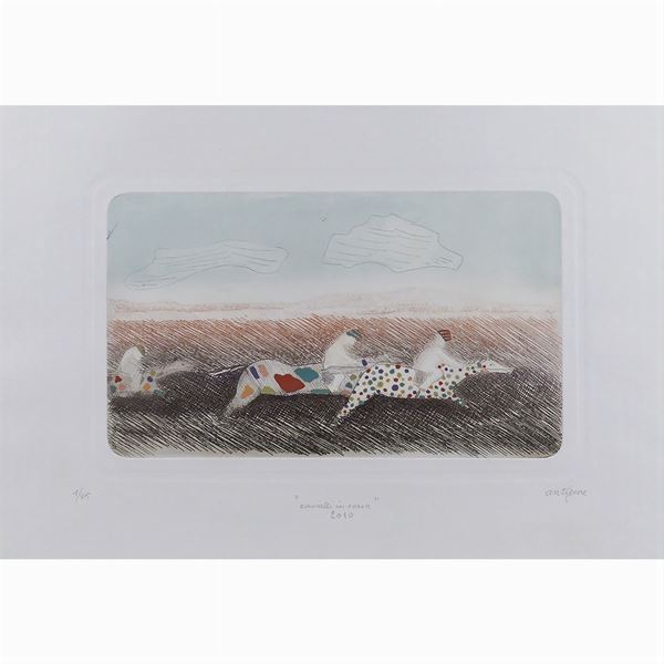 Antonio Papasso : Antonio Papasso  (Firenze 1932 - Anguillara Sabazia 2014)  - Auction Online auction with selected works of art from Unicef donations (lots 1 -193) - Colasanti Casa d'Aste