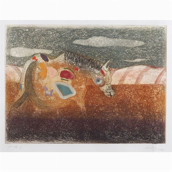 Antonio Papasso : Antonio Papasso  (Firenze 1932 - Anguillara Sabazia 2014)  - Asta OPERE PROVENIENTI DA DONAZIONI UNICEF - Colasanti Casa d'Aste