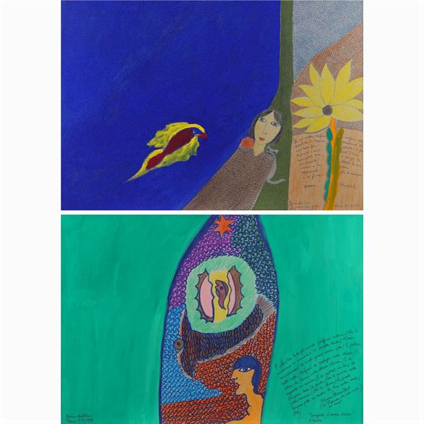 Fiammetta Selva  (Italy, 20th century)  - Auction Online auction with selected works of art from Unicef donations (lots 1 -193) - Colasanti Casa d'Aste