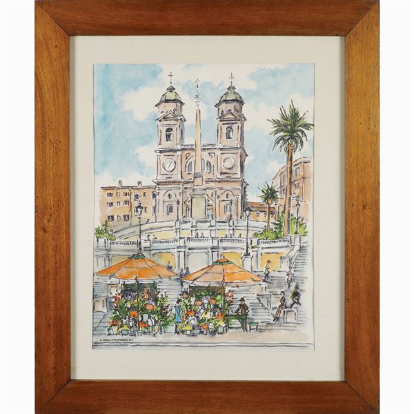 Contemporary artist  (Italy, 20th century)  - Auction Online auction with selected works of art from Unicef donations (lots 1 -193) - Colasanti Casa d'Aste