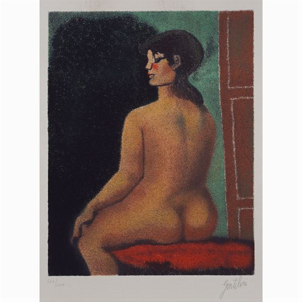Franco Gentilini : Franco Gentilini  (Faenza 1909 - Roma 1981)  - Auction Online auction with selected works of art from Unicef donations (lots 1 -193) - Colasanti Casa d'Aste