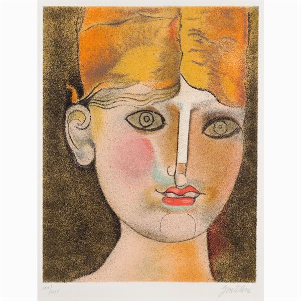 Franco Gentilini : Franco Gentilini  (Faenza 1909 - Roma 1981)  - Auction Online auction with selected works of art from Unicef donations (lots 1 -193) - Colasanti Casa d'Aste